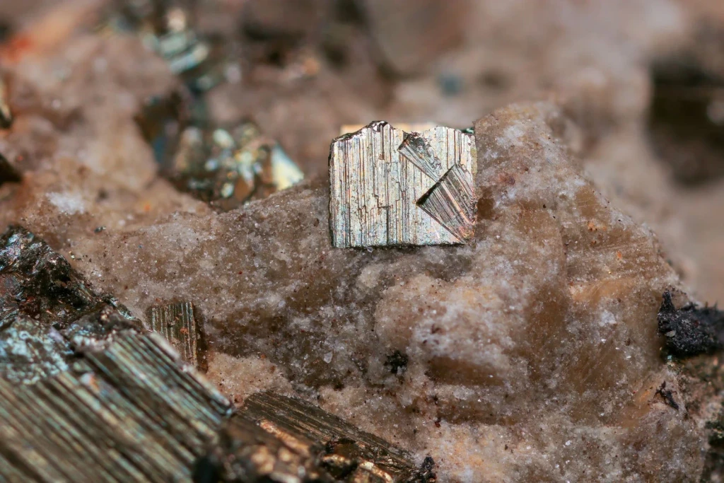 Pyrite on Stone, from Gold: The Metal That Refuses to Decay