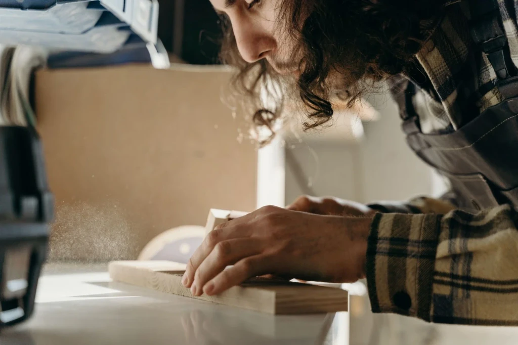 The Work of Sanding, from Hands and Craft