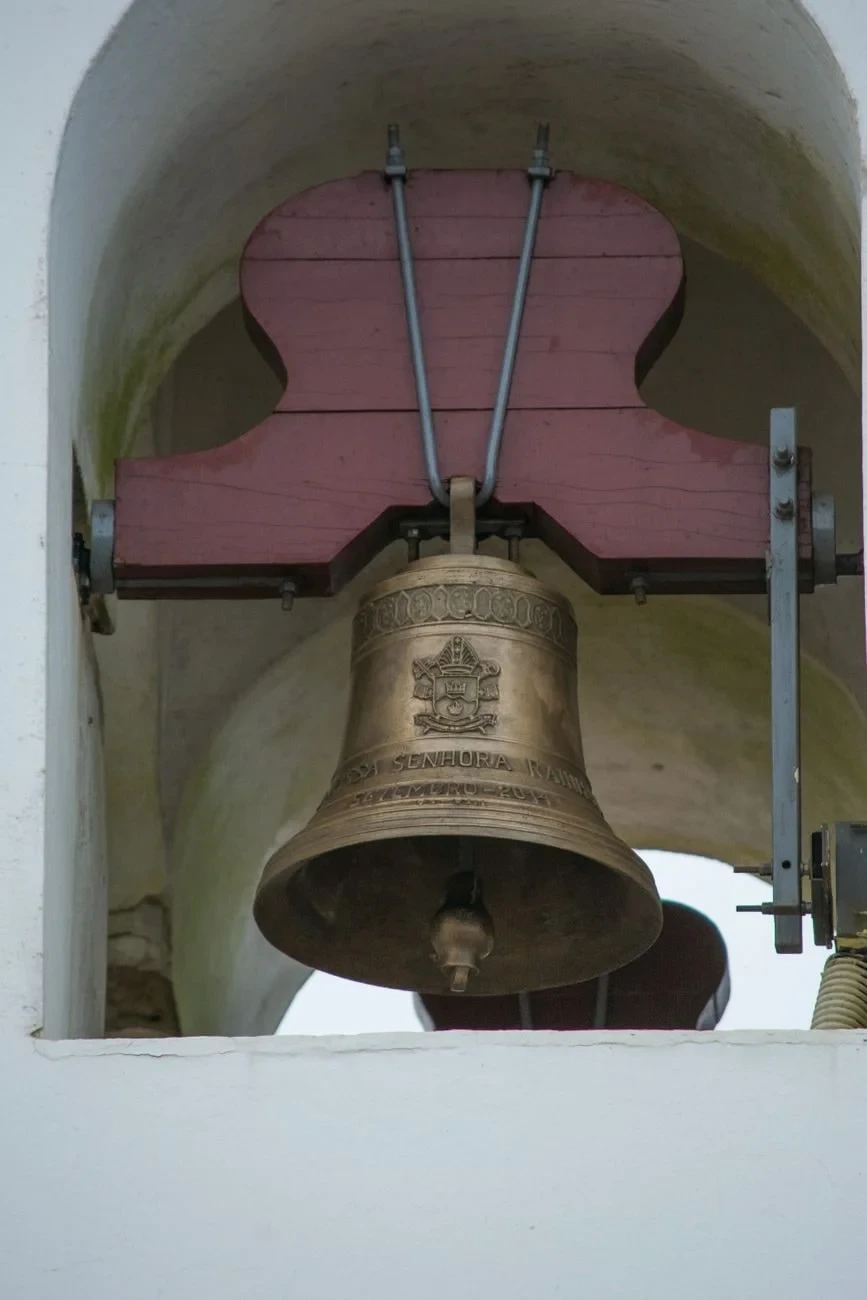 Church Bell in White Archway, from How a Bell Becomes a Sound