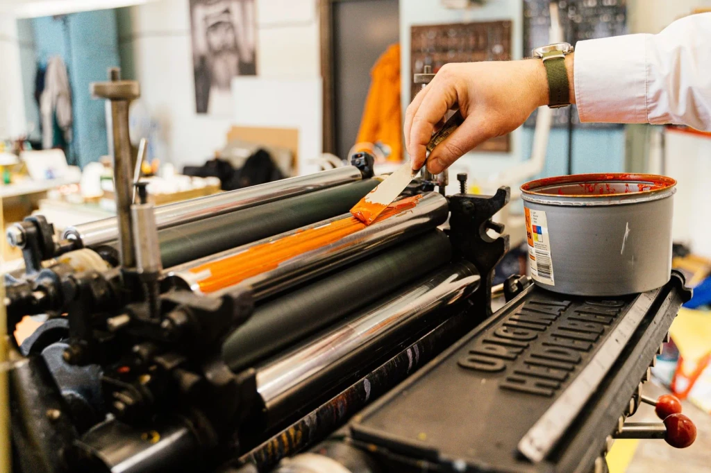 Applying Ink, from How Printing Multiplied Ideas