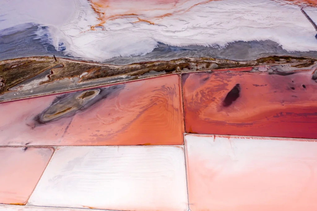 Natural Patterns from Above, from How Salt Built Cities