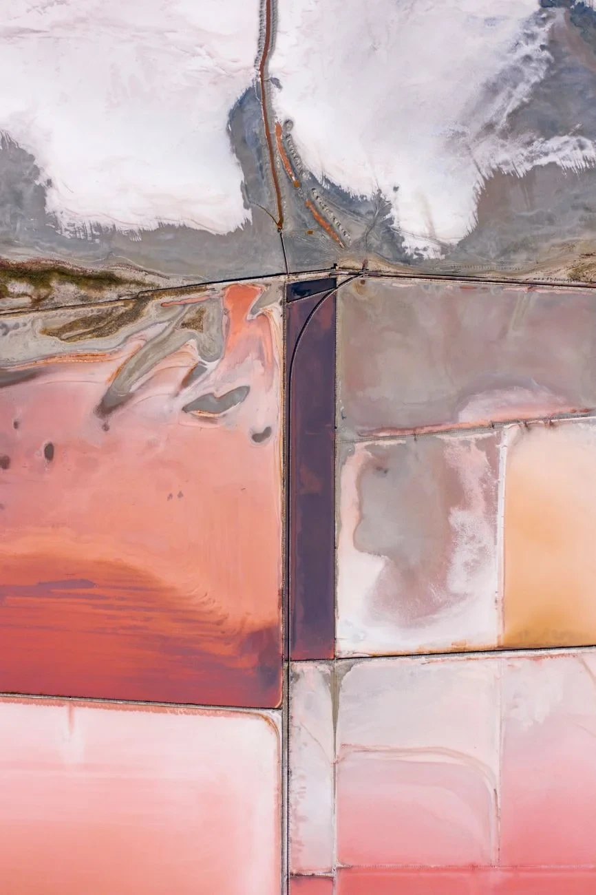 Colorful Salt Flats, from How Salt Built Cities