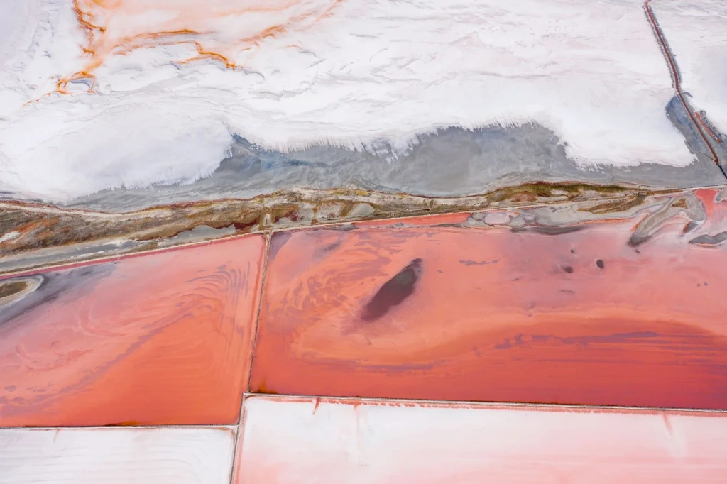 Salt Flats in Color, from How Salt Built Cities