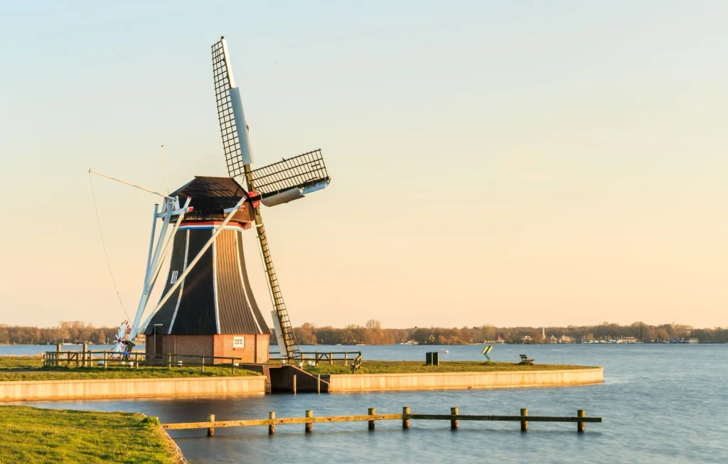 Windmill at Dusk, from How Windmills Turned Air into Bread