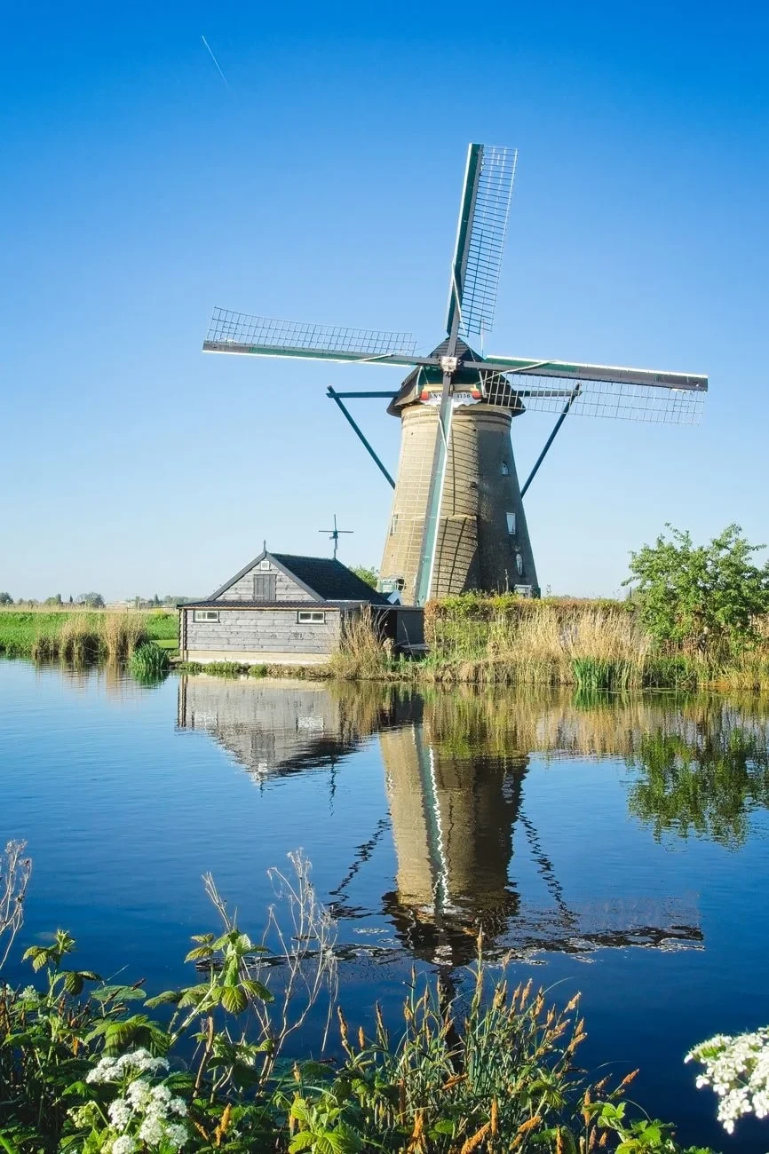 Reflection and Water, from How Windmills Turned Air into Bread