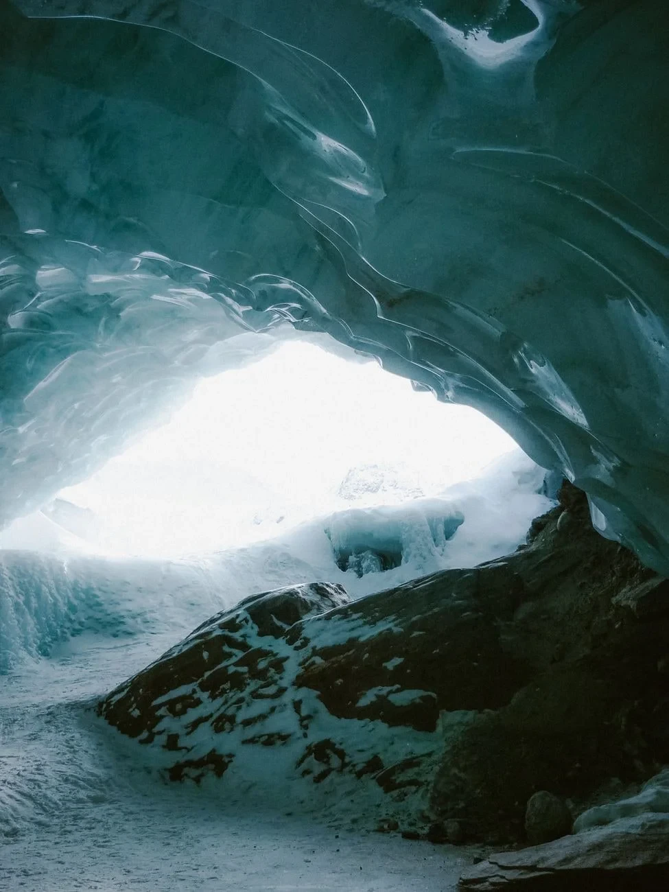 Ice Cave Textures, from Ice: The Solid That Shaped Continents
