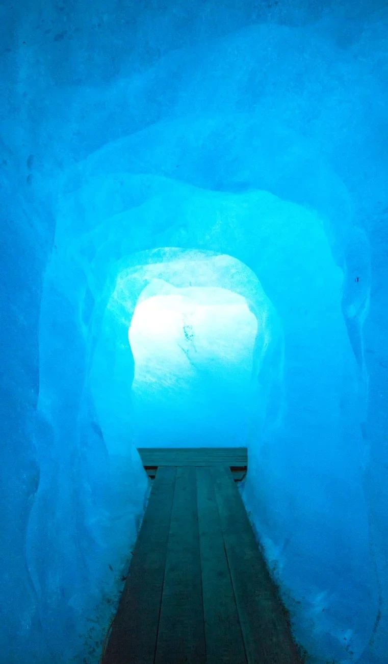 Blue Glacier Tunnel, from Ice: The Solid That Shaped Continents
