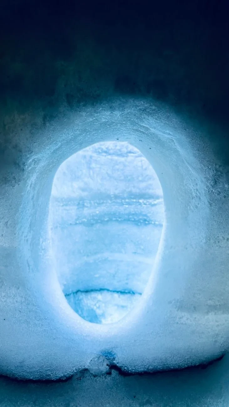 Glowing Interior, from Ice: The Solid That Shaped Continents
