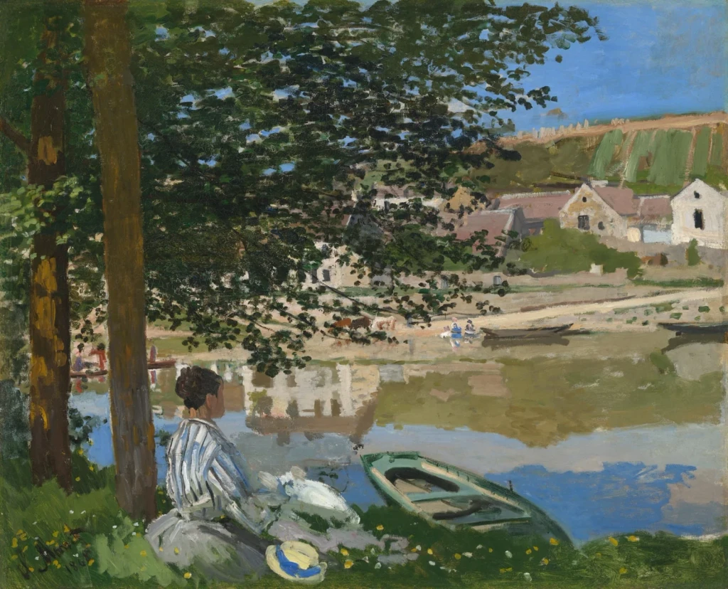 On the Bank of the Seine, Bennecourt, from Why the Impressionists Went Outside