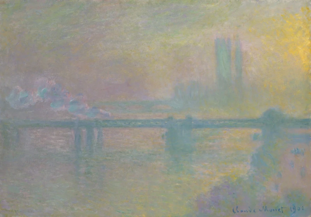 Charing Cross Bridge, London, from Why the Impressionists Went Outside