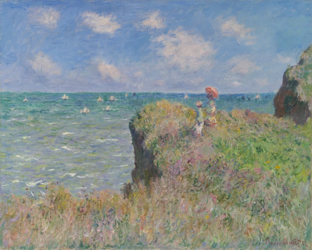 Cliff Walk at Pourville, from Why the Impressionists Went Outside