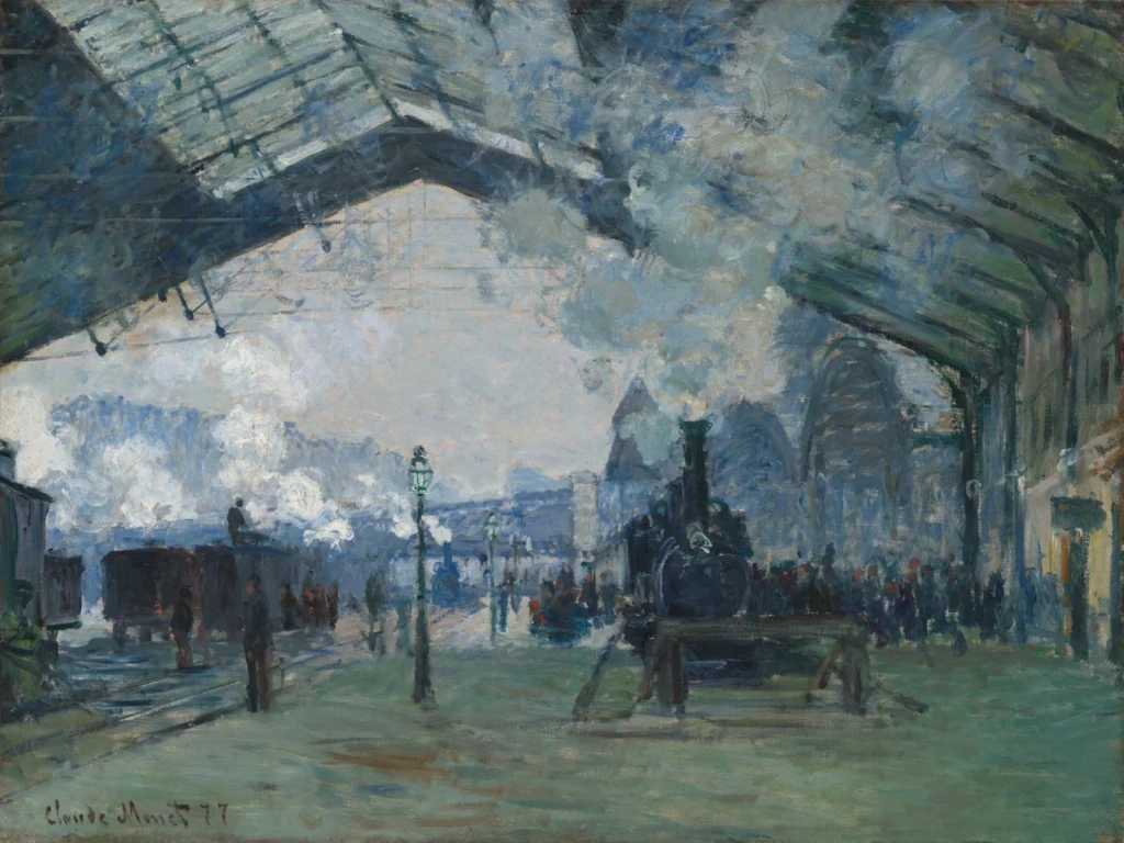 Arrival of the Normandy Train, Gare Saint-Lazare, from Impressionism