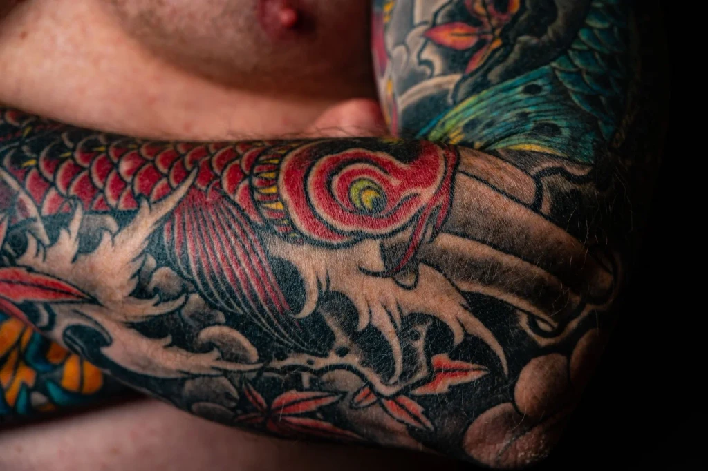 Japanese Dragons, from Ink Under the Skin: A History of Tattoos