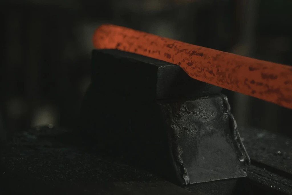 Metal on Anvil, from Iron and the End of Bronze