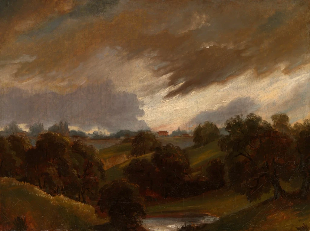 Hampstead, Stormy Sky, from Landscape Painting