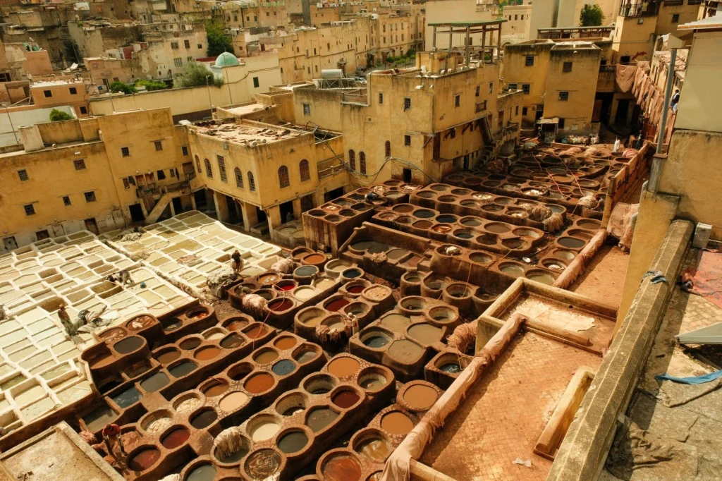 Chouara Tannery Vats, from Leather: A Skin Given a Second Life