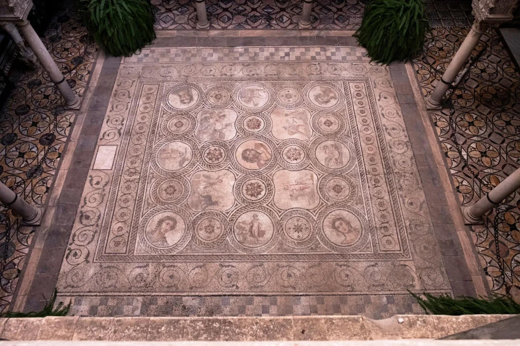 Courtyard Patterns, from Look Closer. Every Mosaic Is a Stone.
