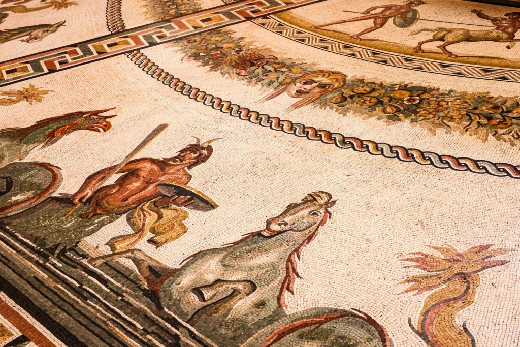 Mythological Narratives, from Look Closer. Every Mosaic Is a Stone.