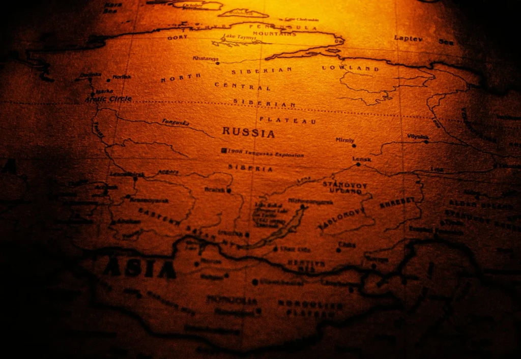 Russia and Siberia, from Maps: How We Drew What We Did Not Know