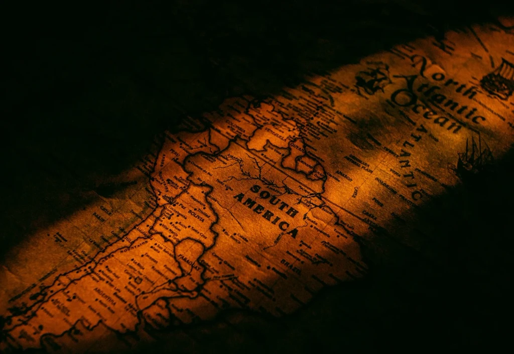 South America Illuminated, from Maps: How We Drew What We Did Not Know