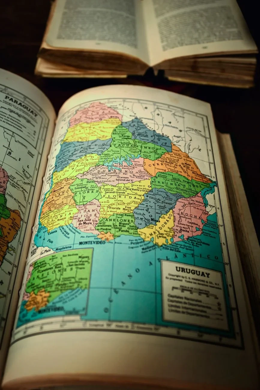 Uruguay in Atlas, from Maps: How We Drew What We Did Not Know