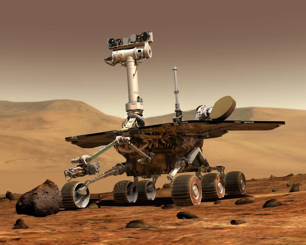Artist Concept of Rover on Mars, from Mars
