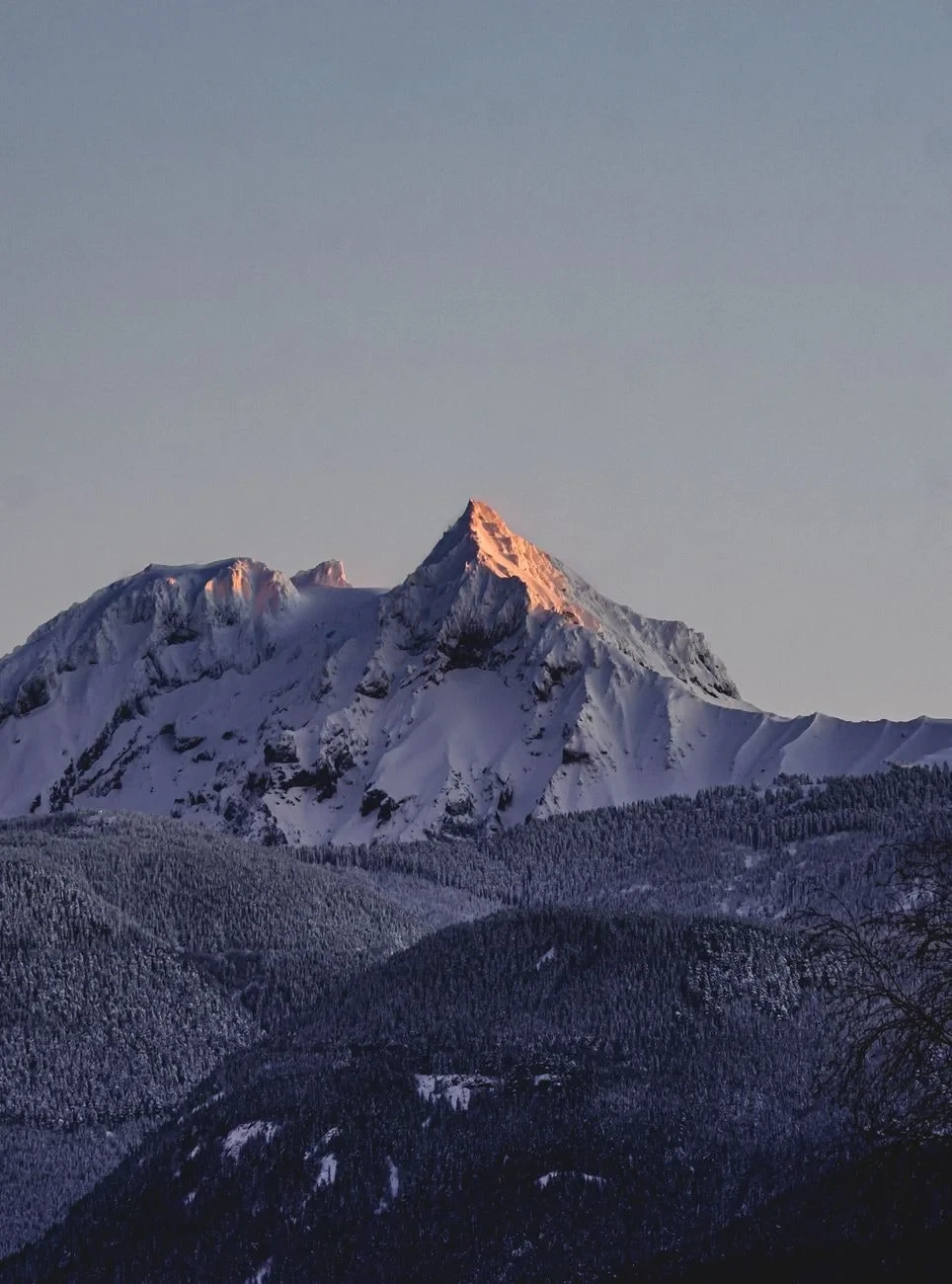 Peak at Sunrise, from How Mountains Are Made