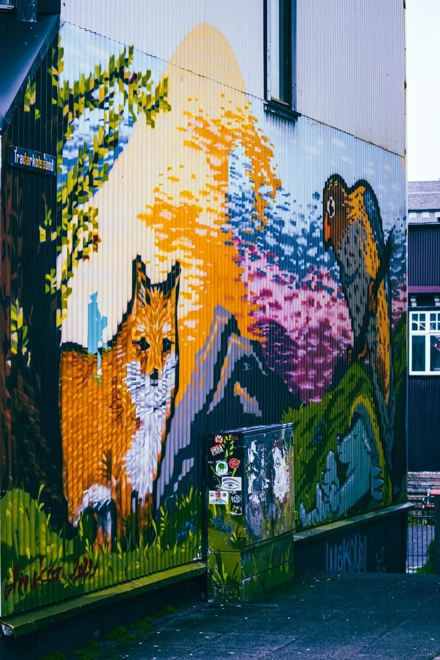 Wildlife in the Alley, from Murals: The Walls That Spoke to Everyone