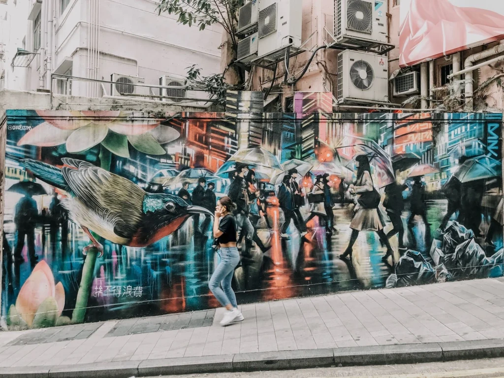 Hong Kong Passage, from Murals: The Walls That Spoke to Everyone