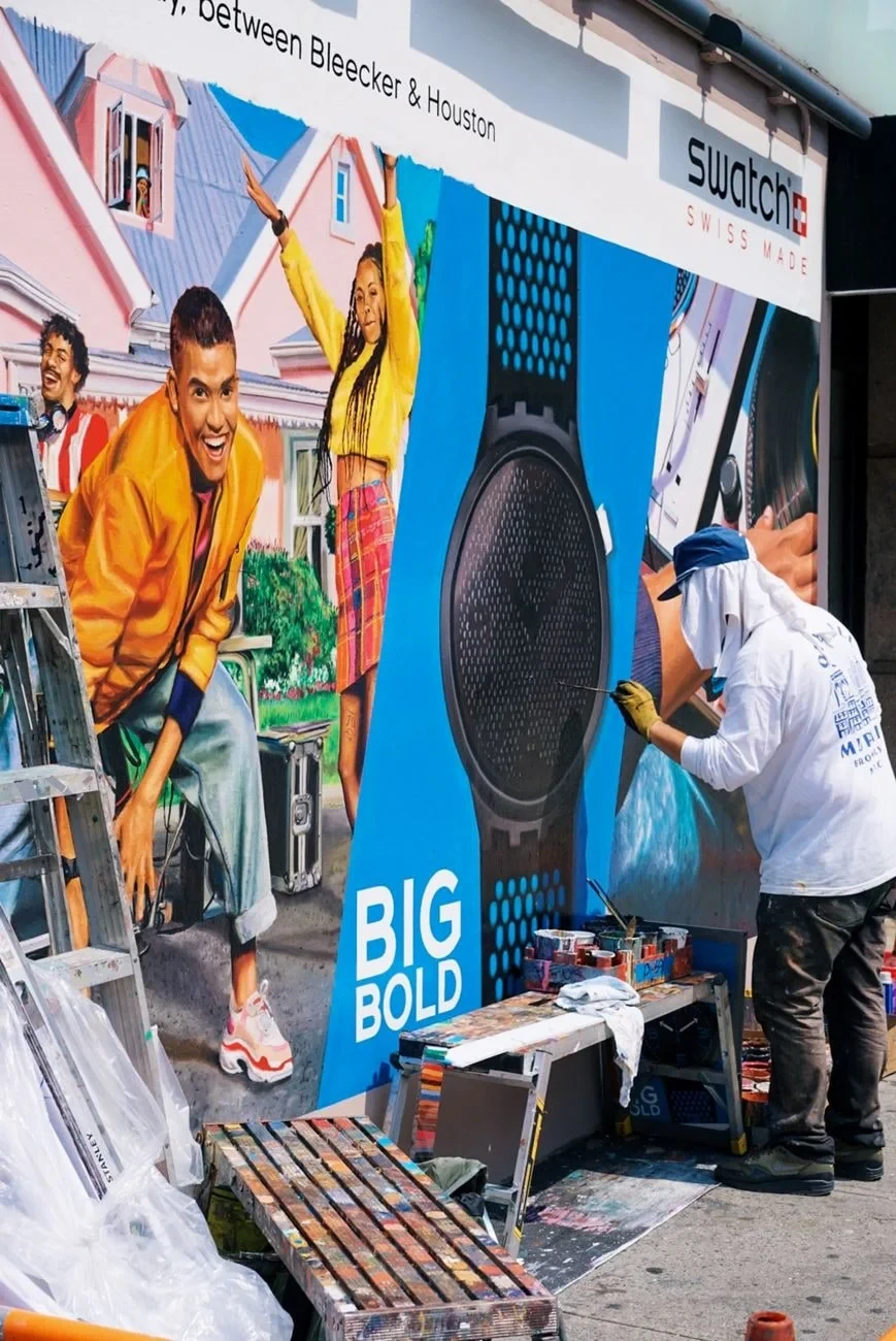 Creation in Progress, from Murals: The Walls That Spoke to Everyone