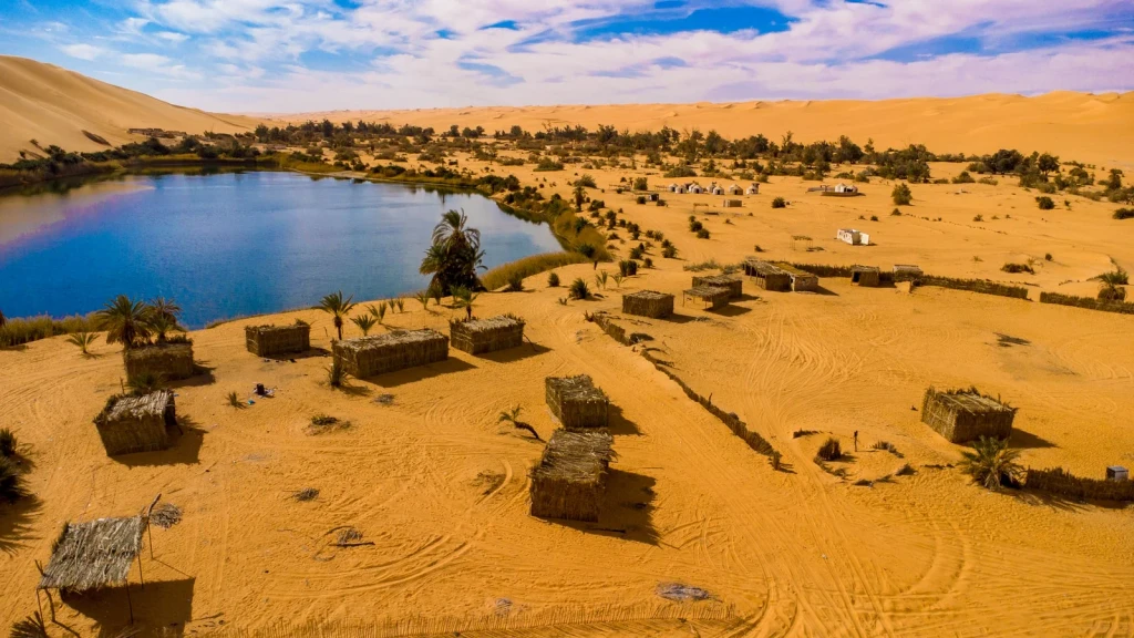 Settlement in Sand, from Oases: The Green Rooms in the Desert