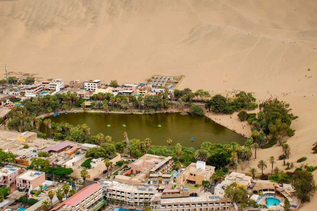 Aerial Desert Oasis, from Oases: The Green Rooms in the Desert