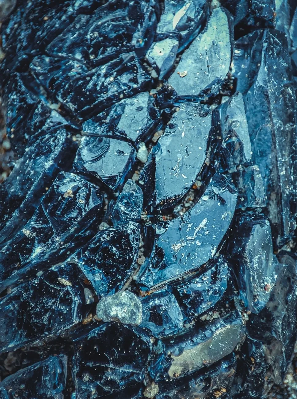Broken Surface, from Obsidian Cut Before Metal Existed