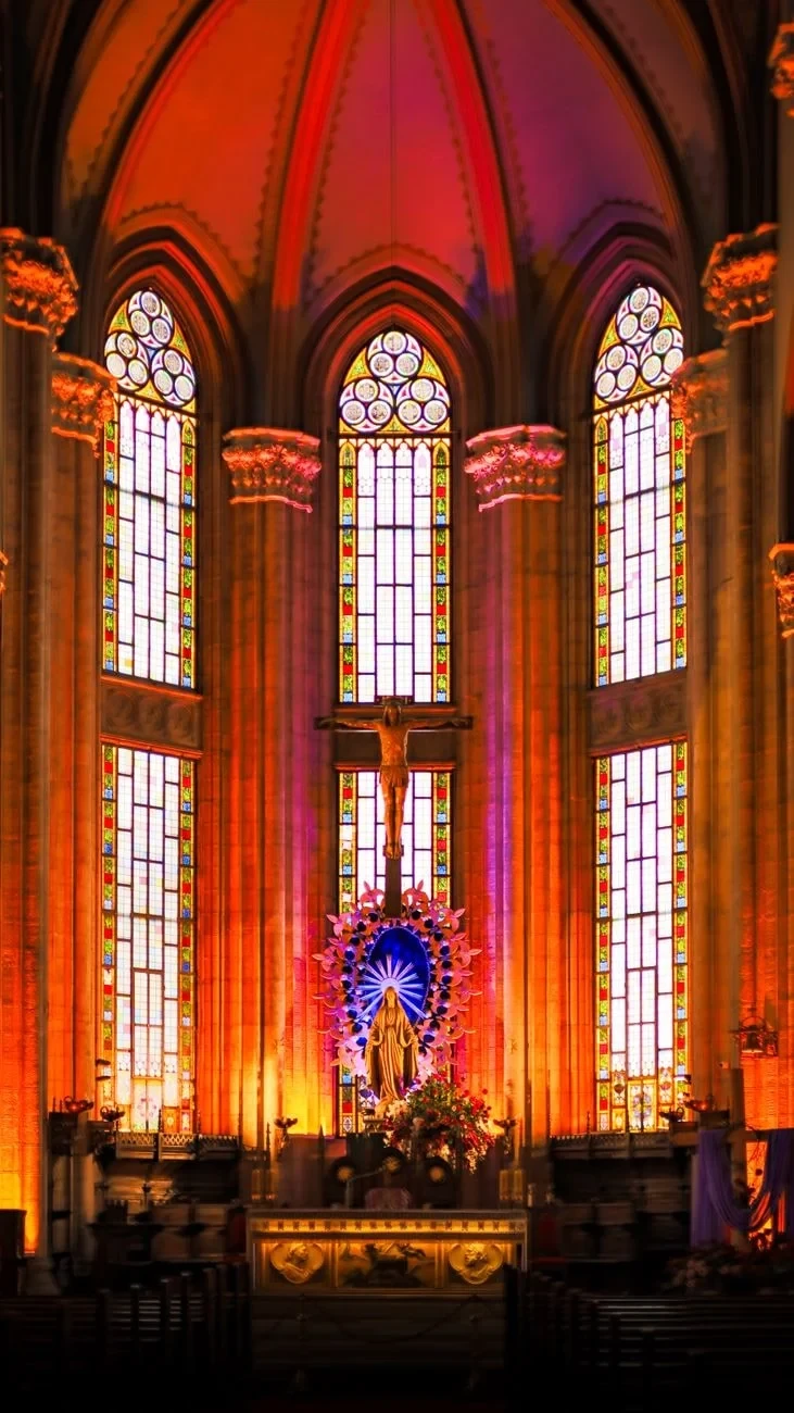 Sacred and Vivid, from Painting with Stained Glass