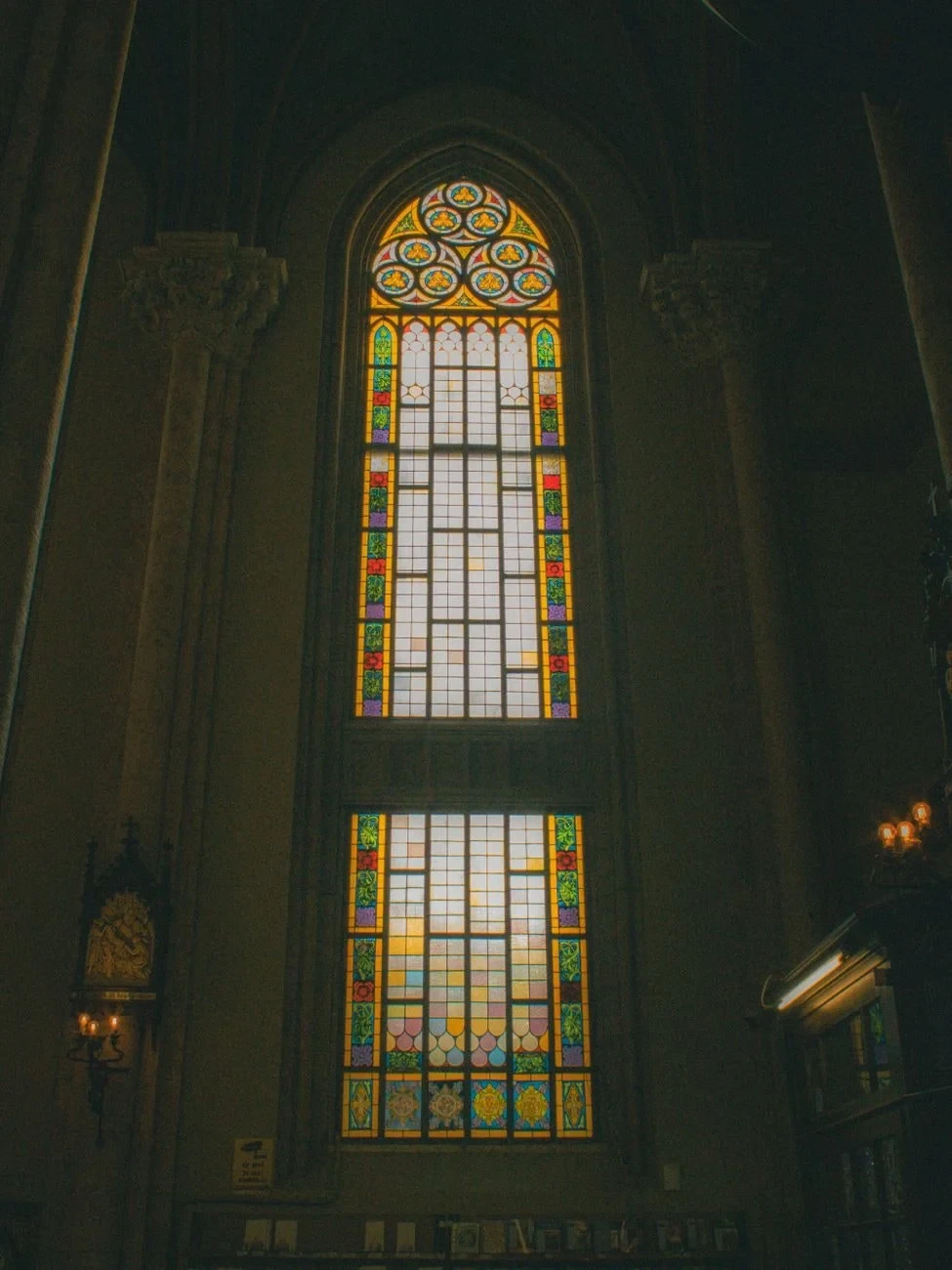 Vertical Light, from Painting with Stained Glass