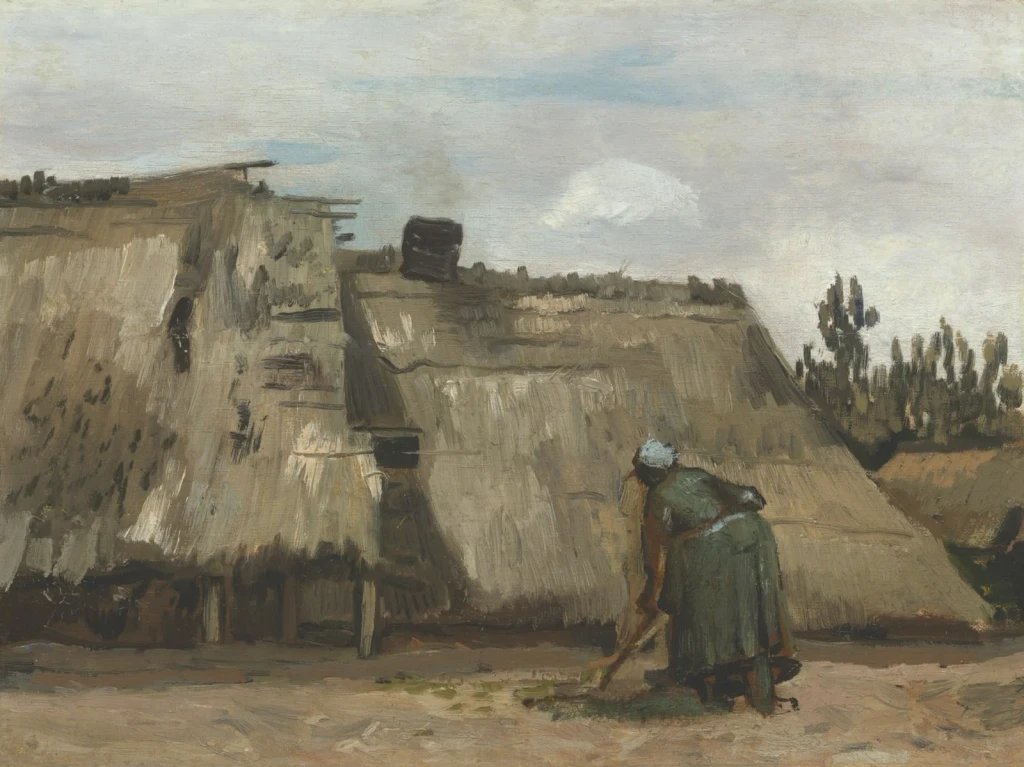 A Peasant Woman Digging in Front of Her Cottage, from Post-Impressionism: What Came After Light