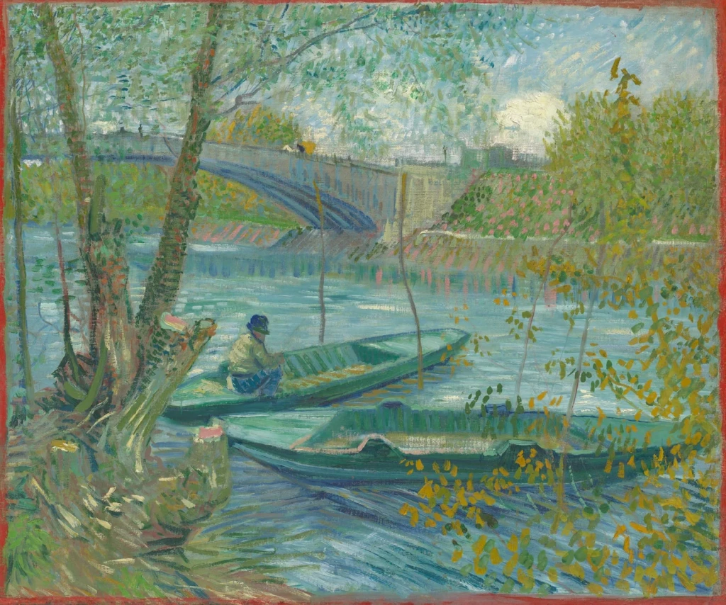 Fishing in Spring, the Pont de Clichy (Asnières), from Post-Impressionism: What Came After Light