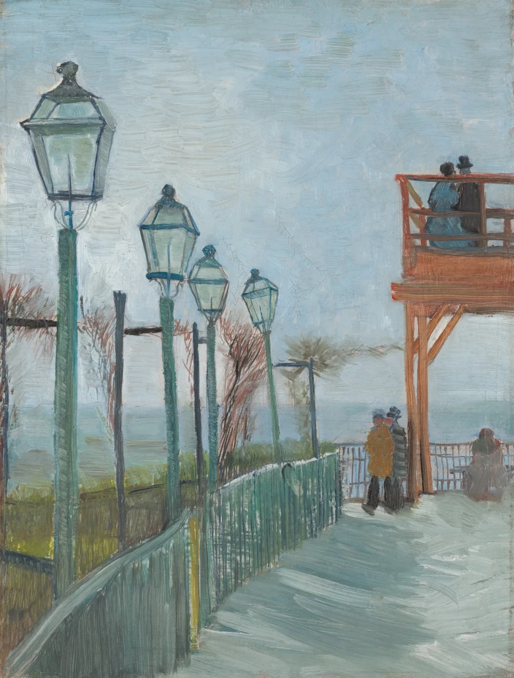 Terrace and Observation Deck at the Moulin de Blute-Fin, Montmartre, from Post-Impressionism: What Came After Light