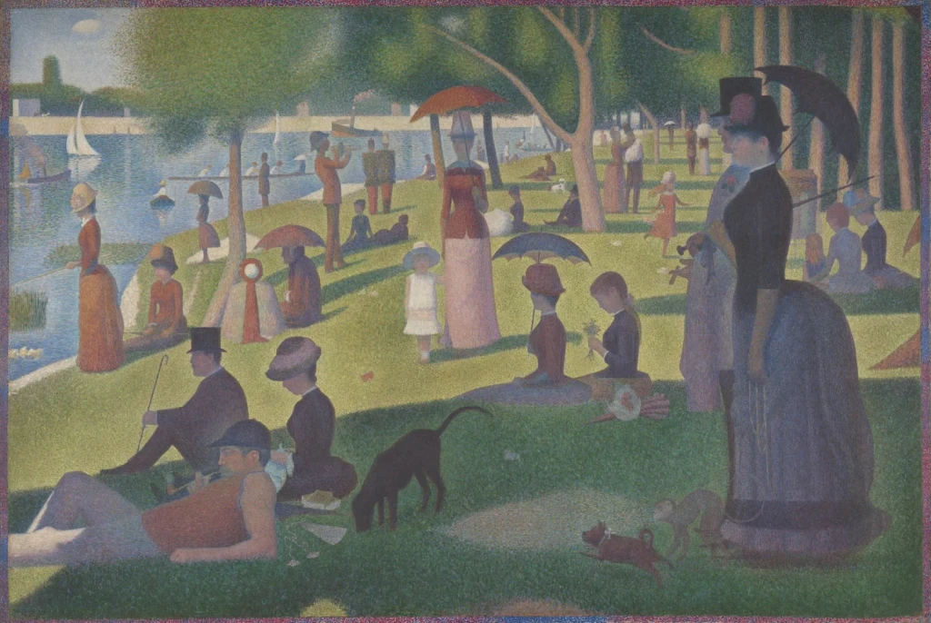 A Sunday on La Grande Jatte — 1884, from Post-Impressionism
