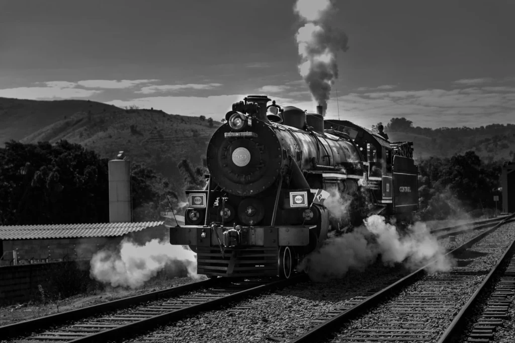 Steam and Landscape, from Railways: The Iron Roads That Shrank the World