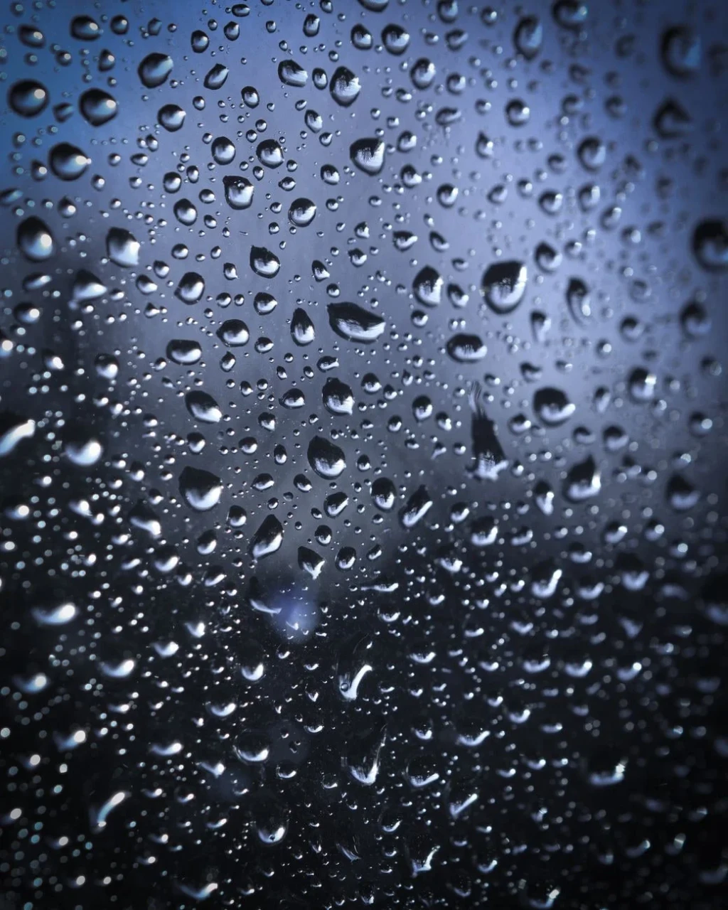 Abstract Droplets, from Rain