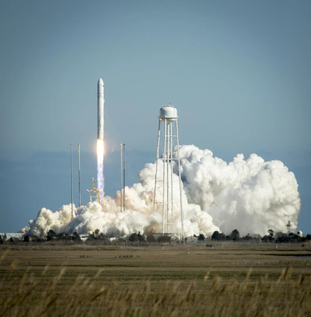 Antares Rocket Test Launch, from Rockets