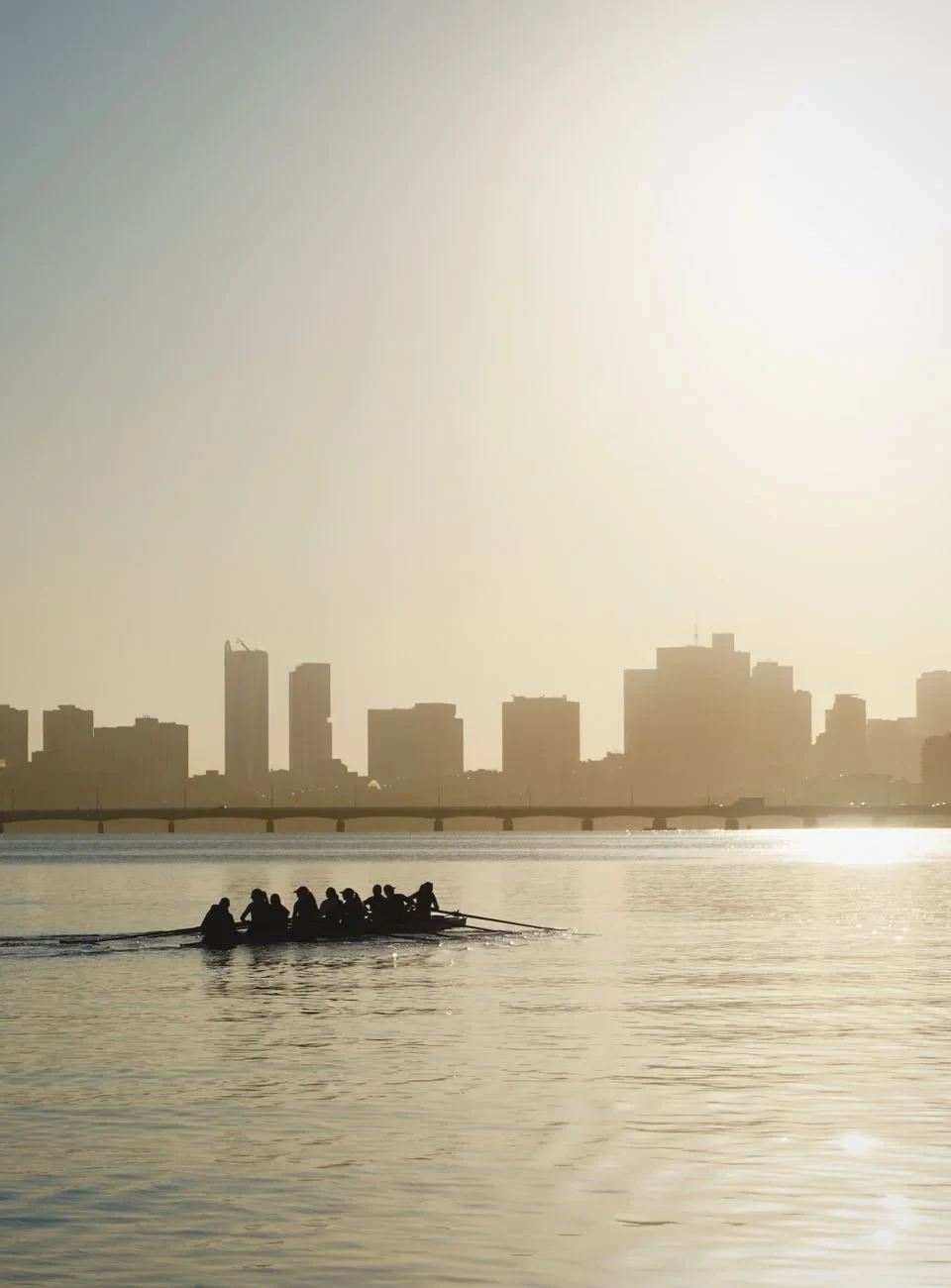 Silhouette and Skyline, from Rowing: The Oldest Way to Move on Water