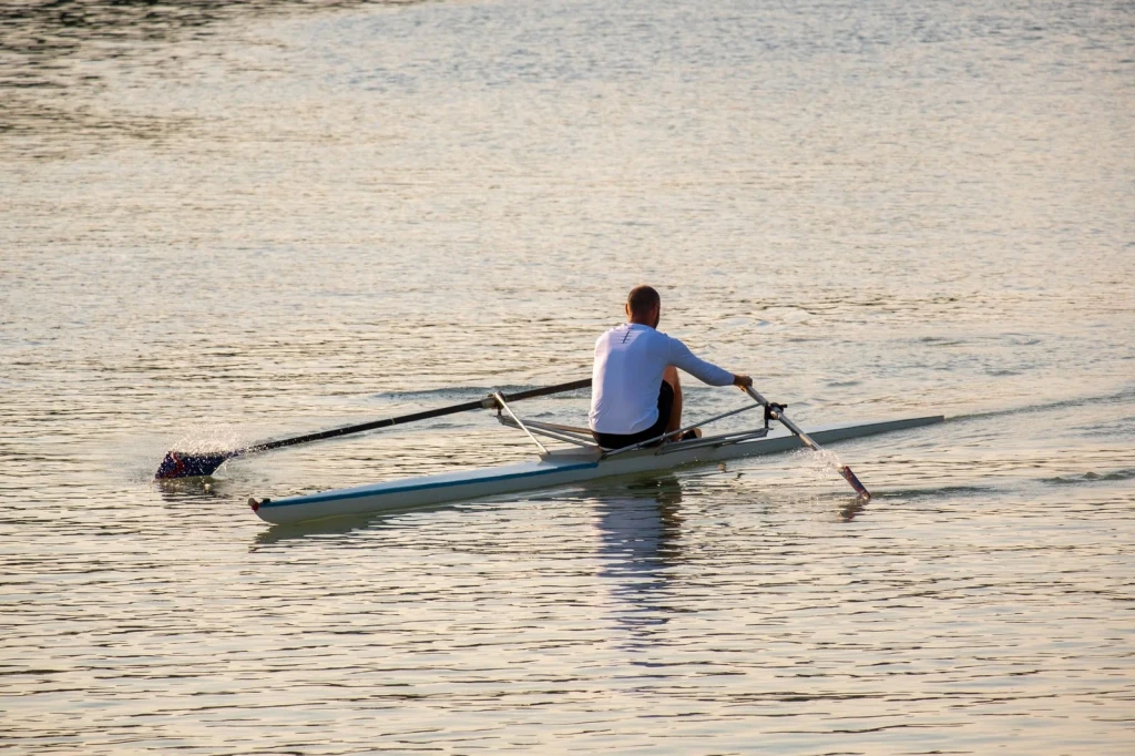 Danube at Dusk, from Rowing: The Oldest Way to Move on Water