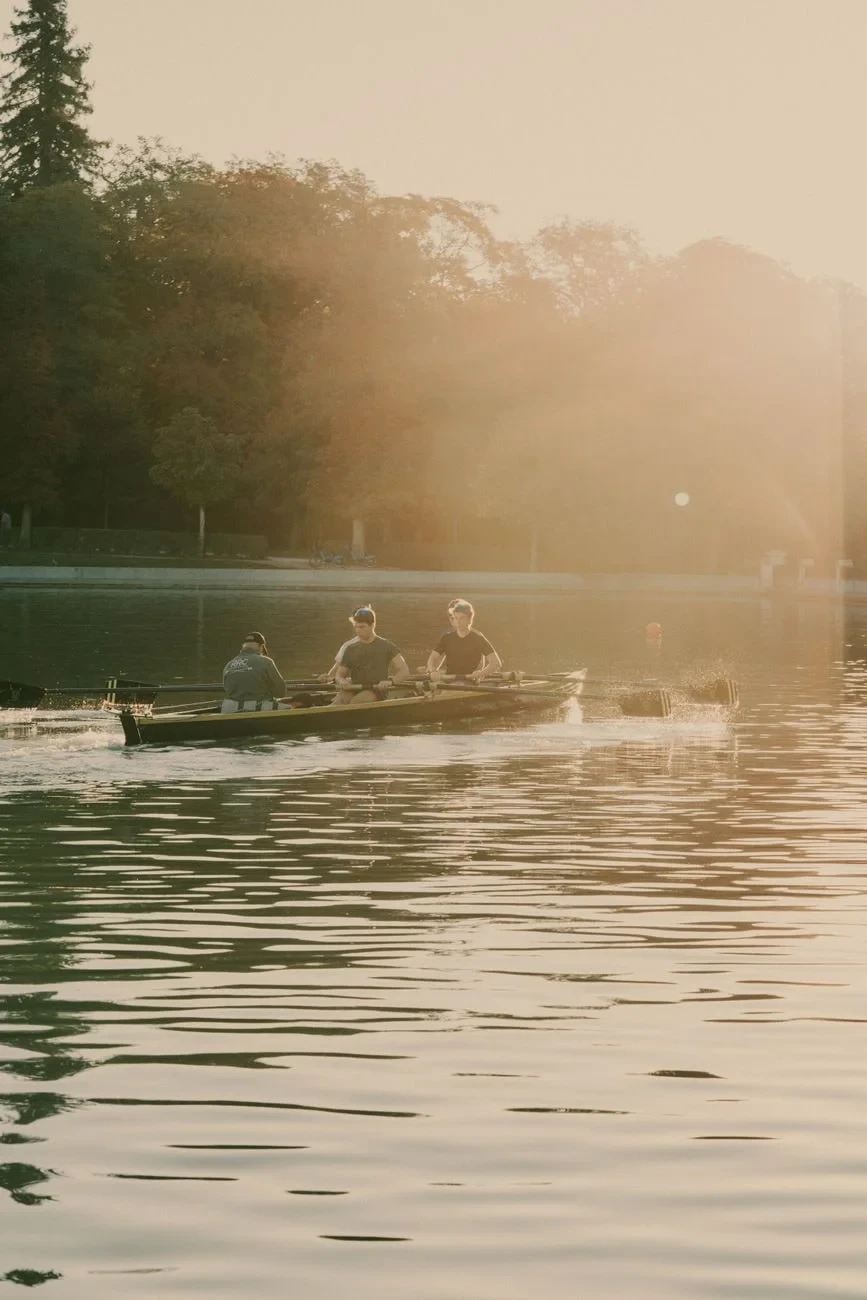 Sunset Rowing, from Rowing: The Oldest Way to Move on Water