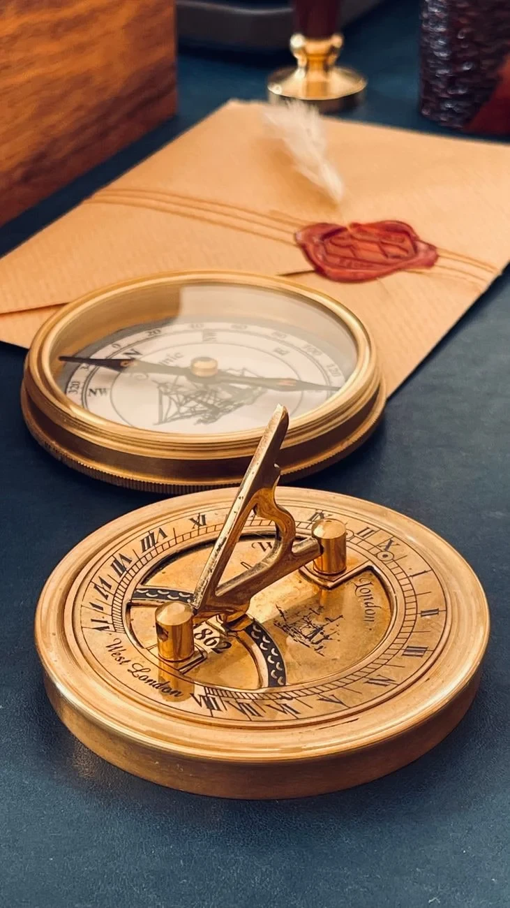Sundial and Compass, from Sail by Starlight