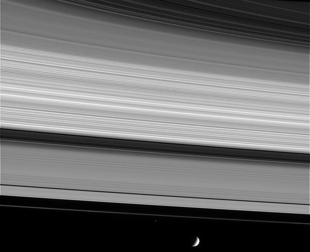 Bound to Saturn, from Saturn
