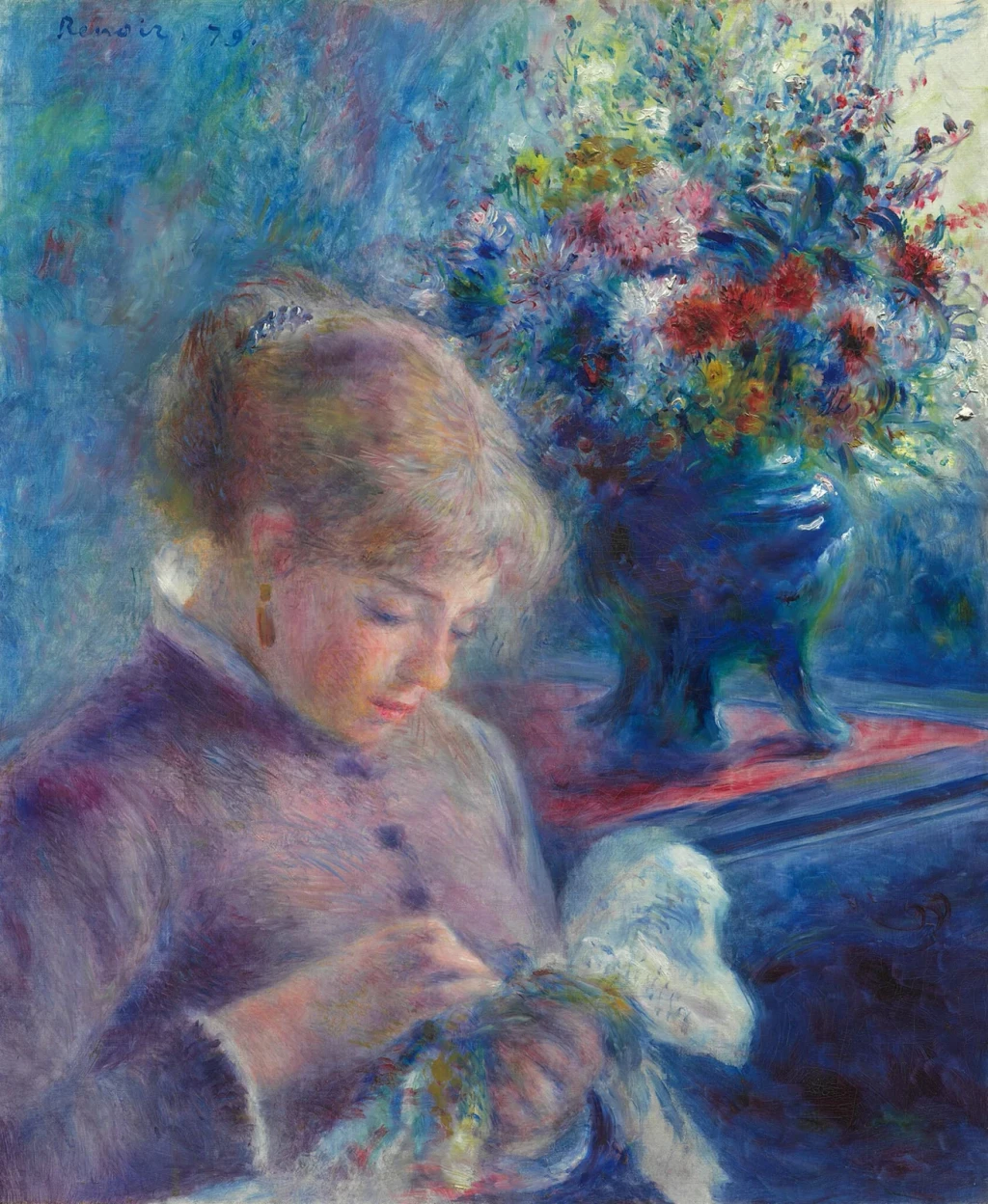 Young Woman Sewing, from Still Life: The Art of Ordinary Things