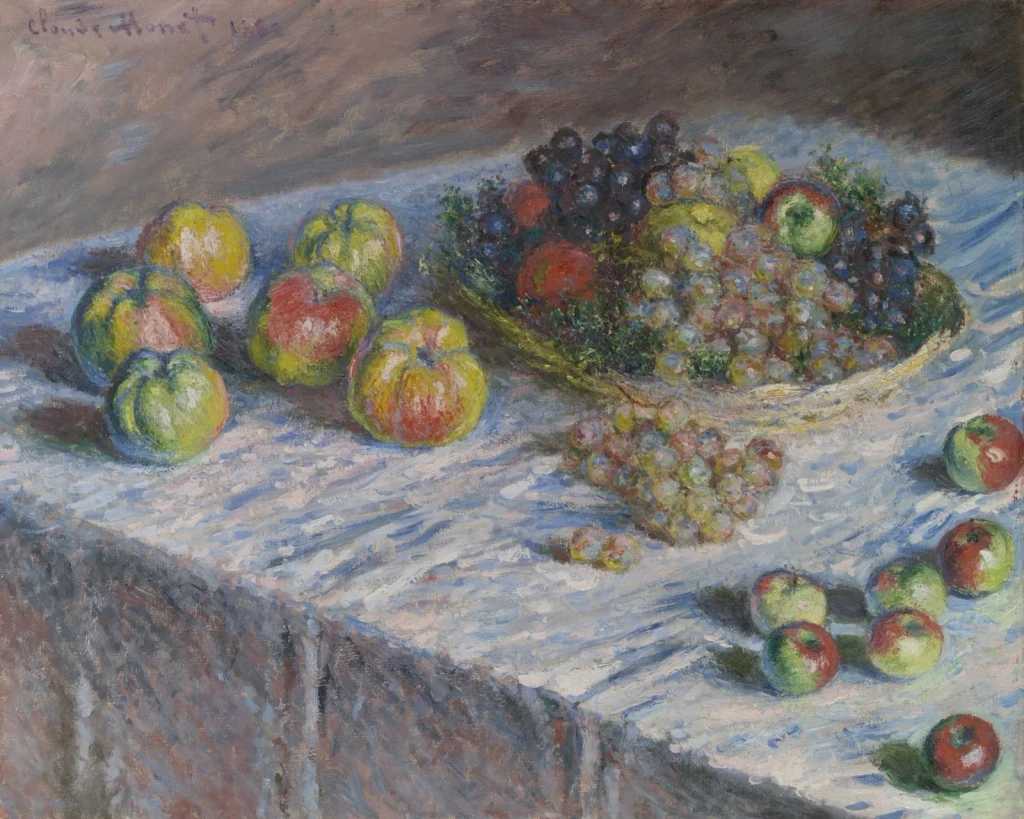 Apples and Grapes, from Still Life