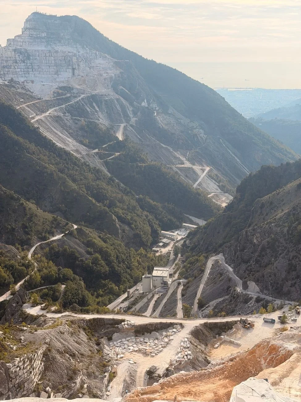Carrara from Above, from Stone: The Material Beneath Every Civilisation